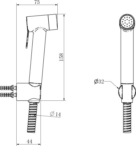 Гигиенический душ STWORKI Хедмарк S190011-2B02-I012 в Донецке