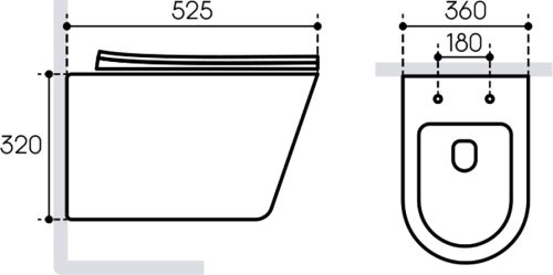 Комплект Унитаз подвесной Aqueduto Cone CON0120 безободковый, с микролифтом, белый матовый + Инсталляция STWORKI + Кнопка Хельсинки 500470 белая в Донецке