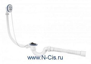 Сифон "Мини Элит " для ванн с гибкой трубой д40/50 Виркэн 30980653 30 в Донецке