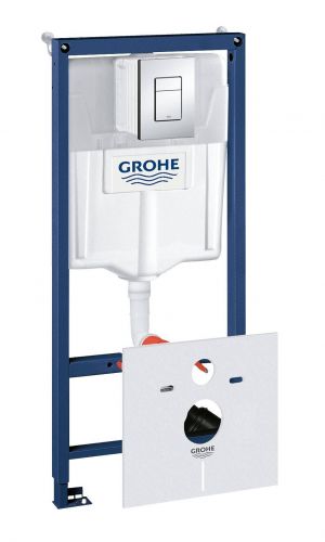 Система инстал. GROHE RAPID для подвесного унитаза (4 в1) квадратная кнопка 1,13 м.(38775001) в Донецке